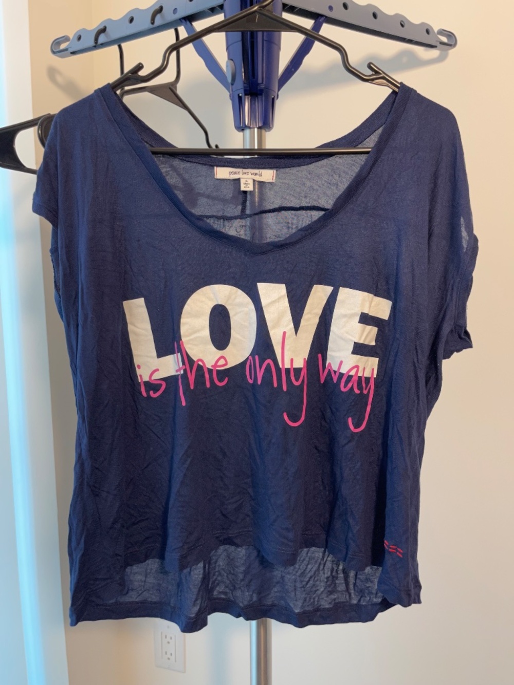 peace love world tee